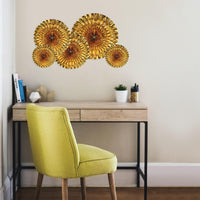 Bulk Metallic Fans - Gold (Case of 30) by Beistle