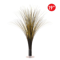 Bulk Metallic Spray Centerpiece - black & gold (Case of 6) by Beistle