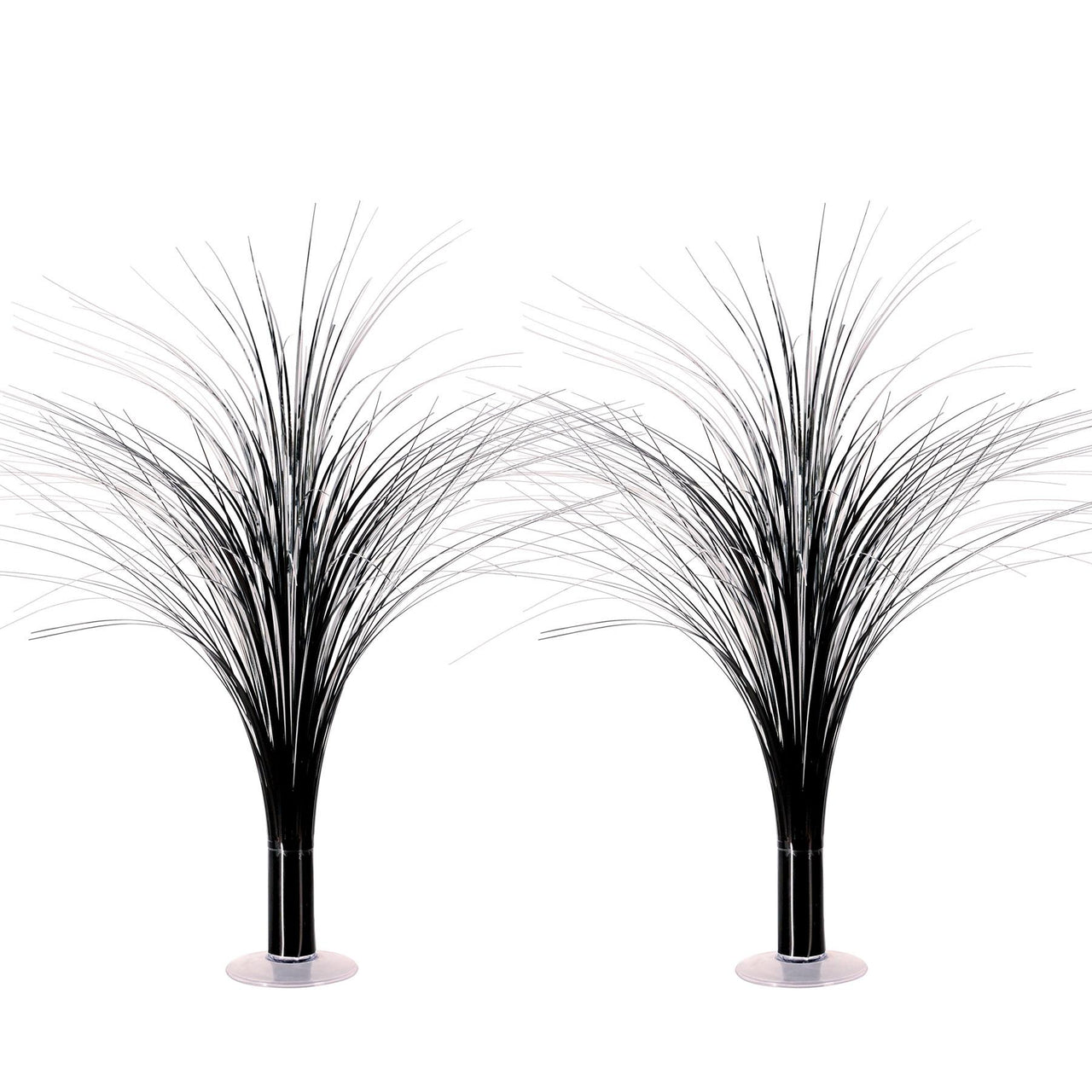 Bulk Metallic Spray Centerpiece - black & silver (Case of 6) by Beistle