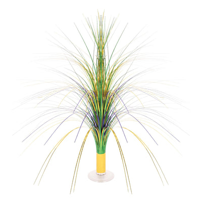 Beistle Mardi Gras Metallic Spray Centerpiece (6 Per Case)