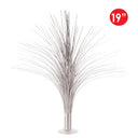 Bulk Metallic Spray Centerpiece - silver (Case of 6) by Beistle