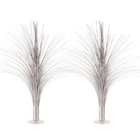 Bulk Metallic Spray Centerpiece - silver (Case of 6) by Beistle
