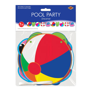 Bulk Pool Party Streamer (Case of 12) by Beistle