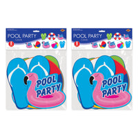 Bulk Pool Party Cutouts (Case of 96) by Beistle