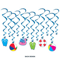 Bulk Pool Party Whirls (Case of 72) by Beistle