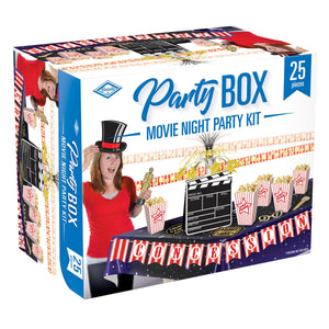 Beistle 25 Piece Movie Night Party Box