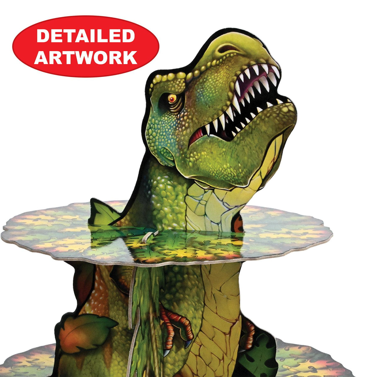Bulk Dinosaur Cupcake Stand (Case of 12) by Beistle