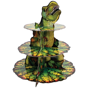 Beistle Dinosaur Party Cupcake Stand