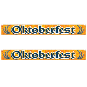 Bulk Metallic Oktoberfest Fringe Banner (Case of 12) by Beistle