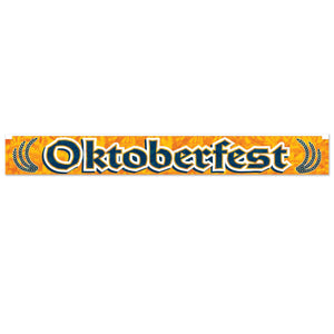 Beistle Metallic Oktoberfest Fringe Banner (Case of 12)