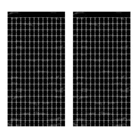 Bulk Black Metallic Square Curtain (6 Pkgs Per Case) by Beistle