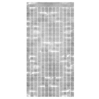 Beistle Metallic Party Square Curtain - Silver (Case of 6)