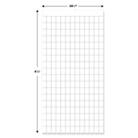 Bulk White Metallic Square Curtain (6 Pkgs Per Case) by Beistle