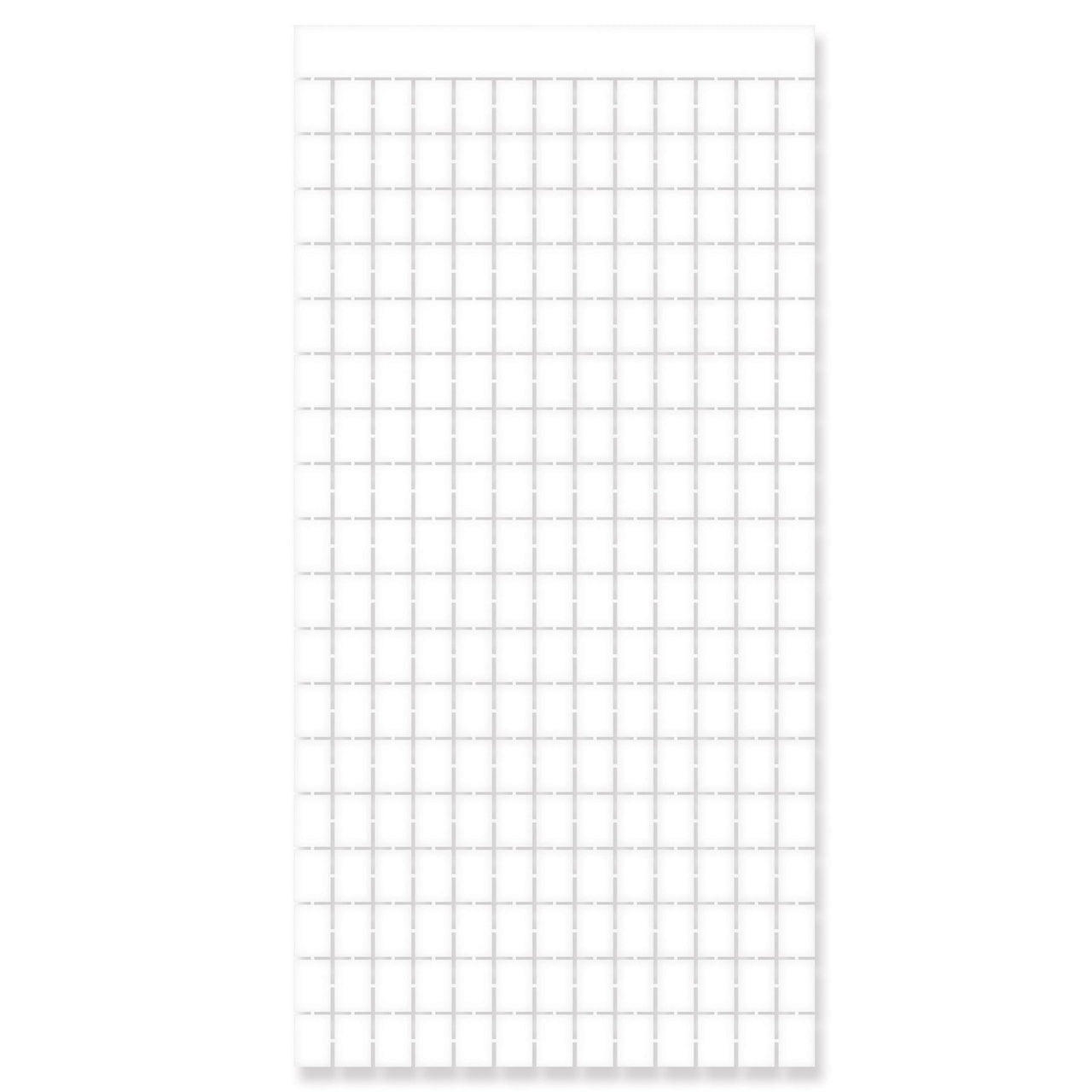 Beistle White Metallic Party Square Curtain (6 Per Case)