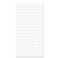 Beistle White Metallic Party Square Curtain (6 Per Case)