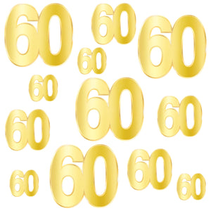 Bulk Foil  60  Birthday Cutouts (Case of 72) by Beistle