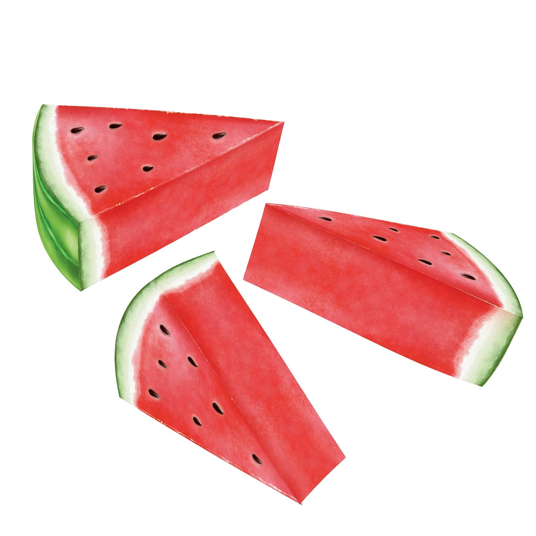 3-D Watermelon Party Centerpieces (36 per Case)