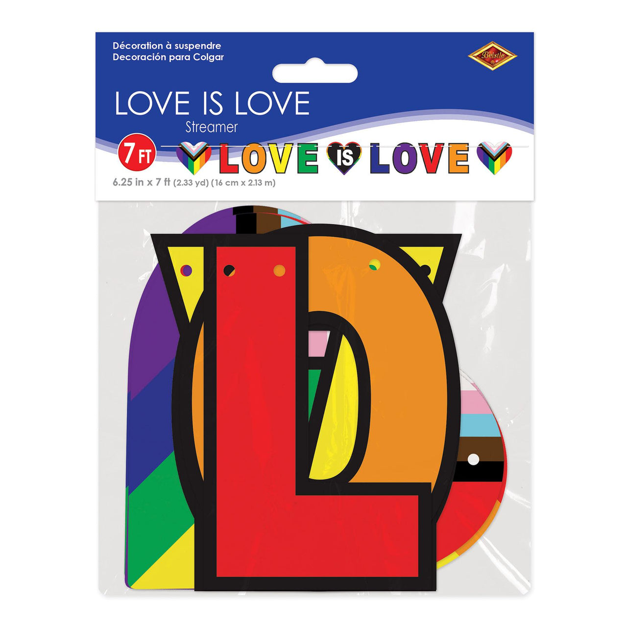 Bulk Love Is Love Streamer (Case of 12) by Beistle