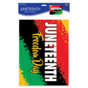 Bulk Plastic Juneteenth Yard Sign (Case of 6) by Beistle