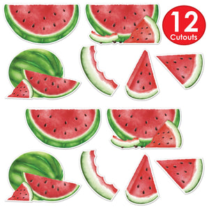 Bulk Watermelon Cutouts (Case of 72) by Beistle