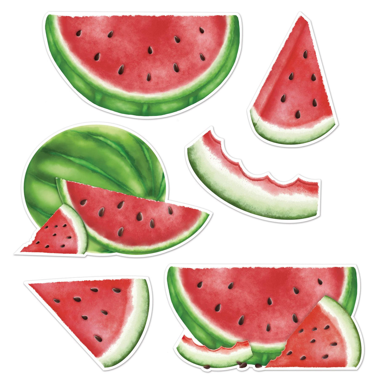 Beistle Watermelon Party Cutouts (Case of 72)