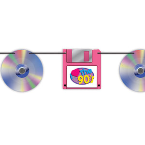 Bulk CD & Floppy Disk Streamer (Case of 12) by Beistle
