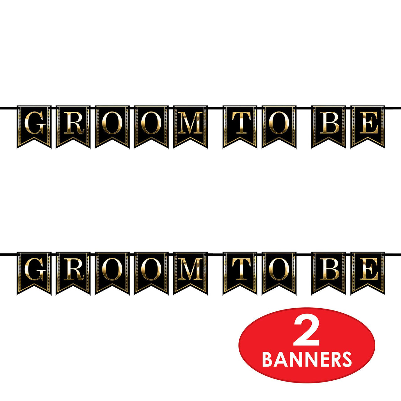 Bulk Groom To Be Streamer (Case of 12) by Beistle