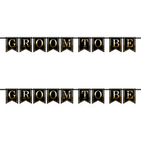 Bulk Groom To Be Streamer (Case of 12) by Beistle