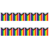Bulk Pride Flag Pennant Streamer (Case of 12) by Beistle