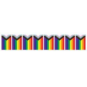 Beistle Pride Flag Pennant Party Streamer (Case of 12)