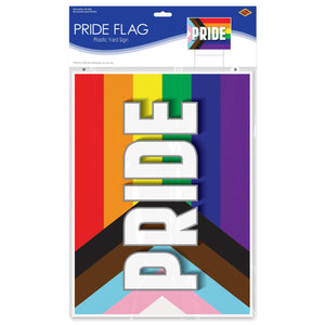 Bulk Plastic Pride Flag Yard Sign (Case of 6) by Beistle