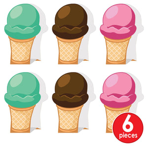 Bulk 3-D Ice Cream Centerpieces (Case of 36) by Beistle