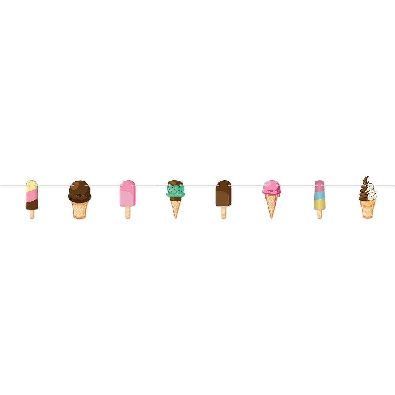 Beistle Ice Cream Party Streamer (Case of 12)