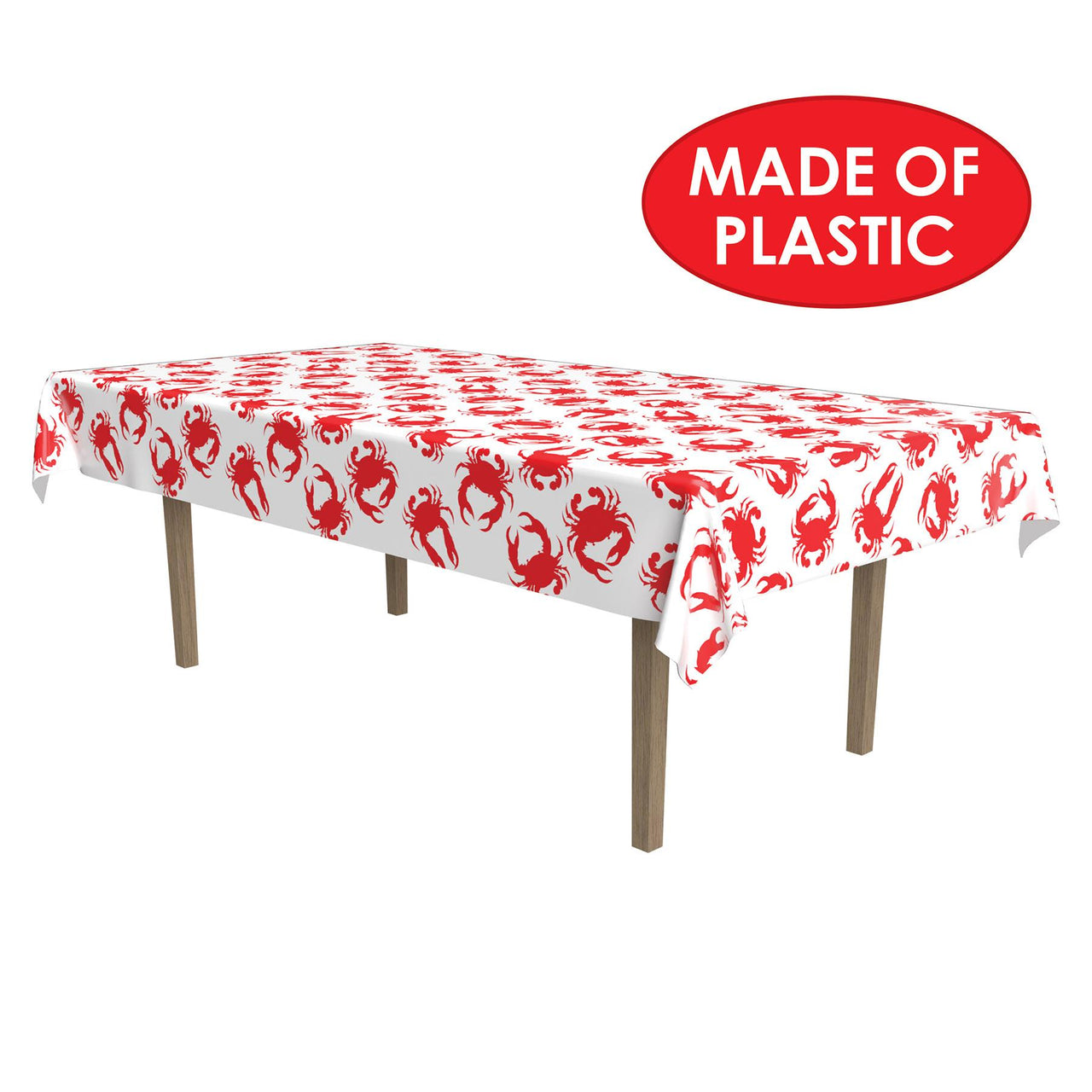 Bulk Crab Tablecover (Case of 12) by Beistle