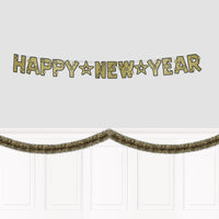 Bulk Metallic Tinsel Garland (Case of 6) by Beistle