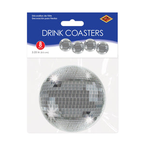 Bulk Disco Ball Coasters (Case of 96) by Beistle