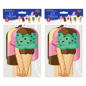 Bulk Ice Cream Cutouts (Case of 96) by Beistle