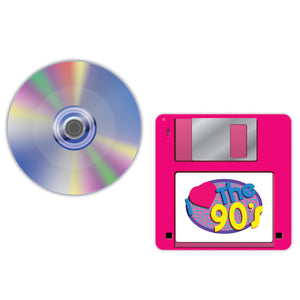 Beistle 90's Party Coasters (Case of 96)