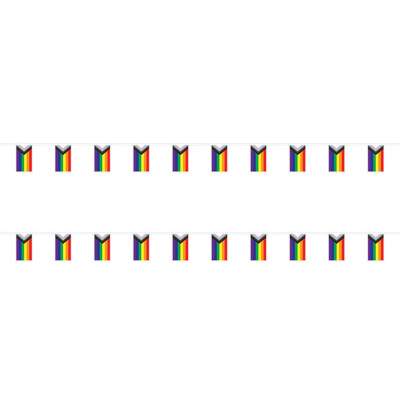 Bulk Pride Flag Pennant Banner (Case of 12) by Beistle