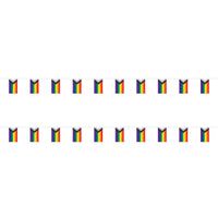 Bulk Pride Flag Pennant Banner (Case of 12) by Beistle