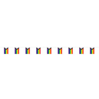 Beistle Pride Flag Pennant Party Banner (Case of 12)