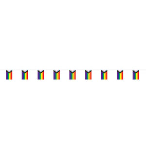 Beistle Pride Flag Pennant Party Banner (Case of 12)