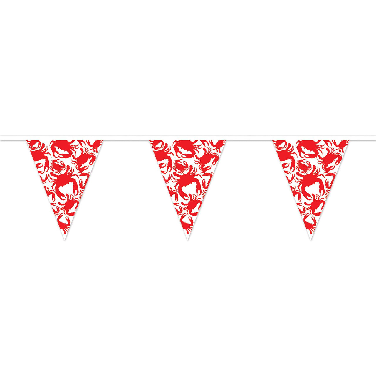 Bulk Crab Pennant Banner (Case of 12) by Beistle