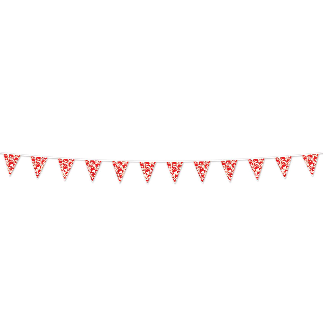 Beistle Luau Party Crab Pennant Banner (Case of 12)