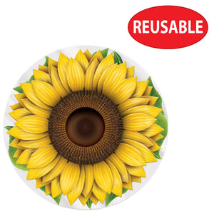 Beistle Plastic Sunflower Round Placemats