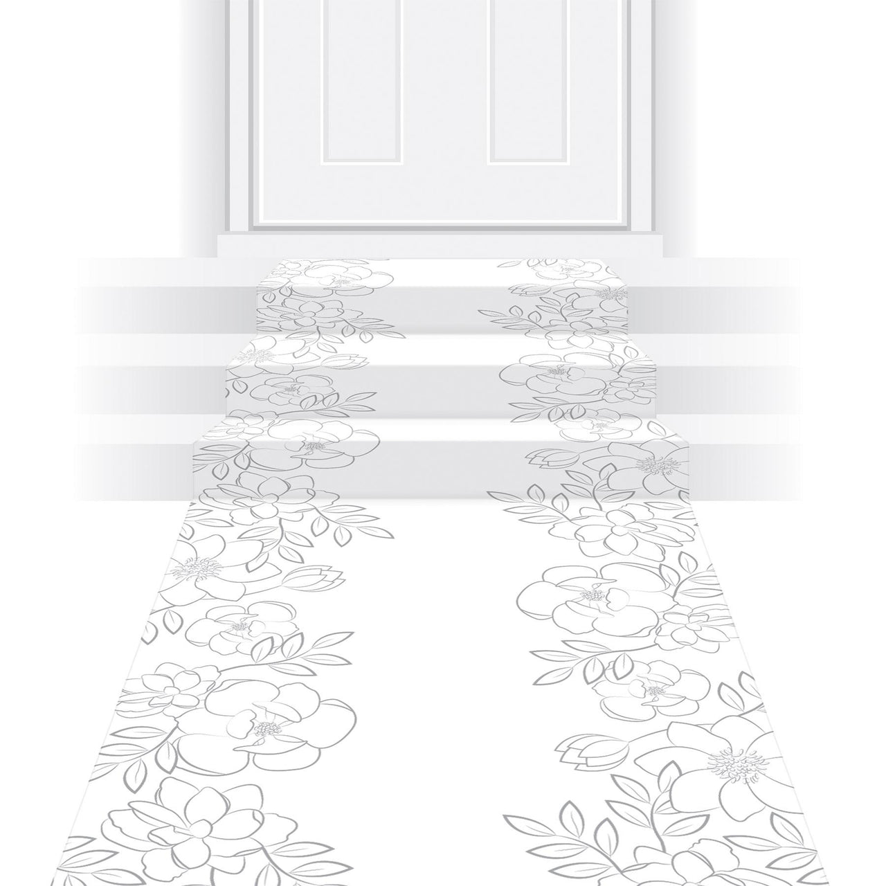 Bulk Floral Runner (6 Pkgs Per Case) by Beistle