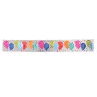 Beistle Metallic Balloons Fringe Banner