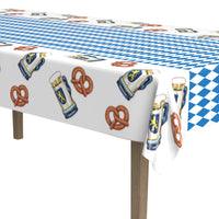 Bulk Oktoberfest Tablecover (12 Pkgs Per Case) by Beistle