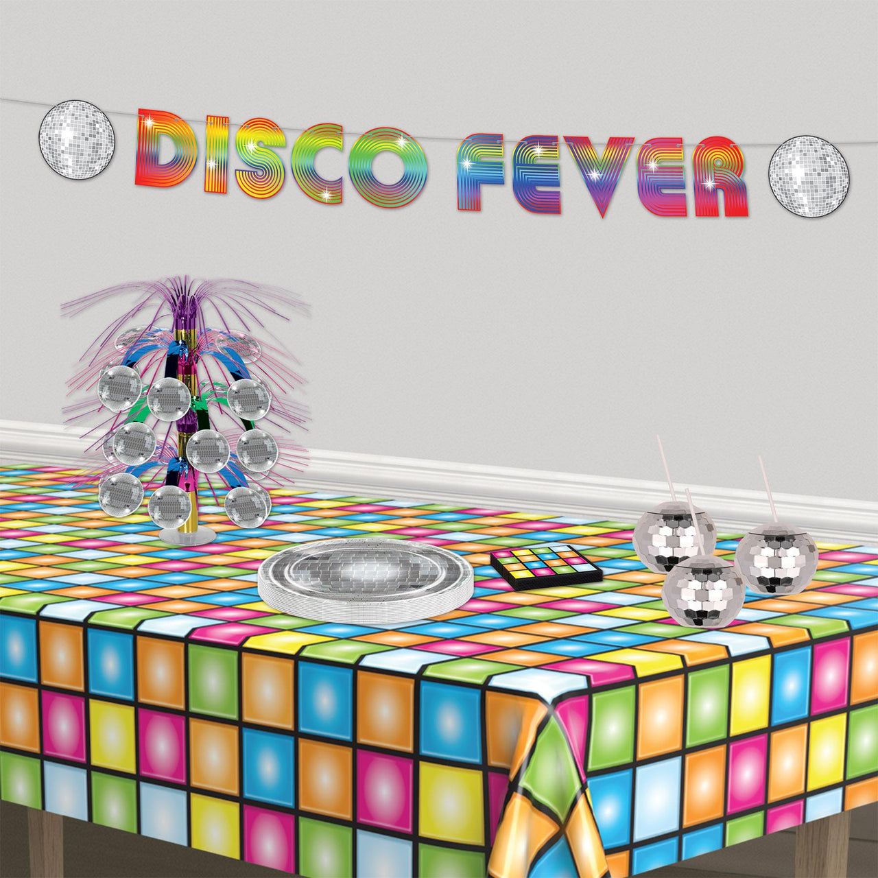 Bulk Plastic Disco Ball Cup (6 Pkgs Per Case) by Beistle