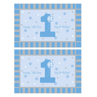 Bulk Plastic 1st Birthday Floor Mat (12 Pkgs Per Case) by Beistle